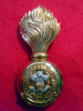 MM22 - 1st Regiment Prince of Wales's Fusiliers Officer's Fur Cap Grenade 1904